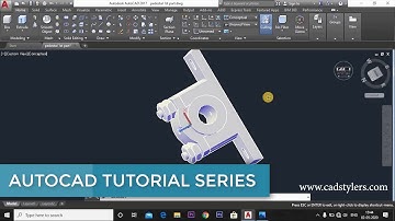 HOW TO DESIGN AND ASSEMBLE PLUMMER BLOCK IN AUTOCAD II ASSEMBLY MODULE II [CAD STYLERS]