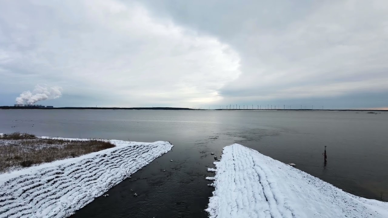 Cottbuser Ostsee am Einlaufbauwerk.