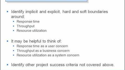 Core Activities Of Performance Testing