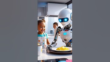 "2050 Breakfast Revolution: Watch a Robot Chef Craft Your Perfect Morning Meal! 🤖🍳"#RobotChef