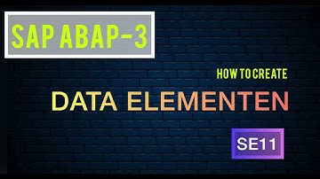 SAP ABAP-3 (How to Create Data Element in SAP ABAP) For Beginners.
