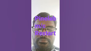 how to restart pinelabs machine