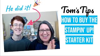 How to Buy the Stampin' Up! Demonstrator Starter Kit ~ Video Walkthrough with Julie & Thomas