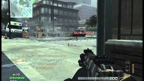 COD MW3 - Long Shots with MP7 Suppressed/How to get the NBK Title