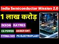 ₹1 Lakh Crore Semiconductor Mission 2.0 | Dixon, Kaynes, Syrma, CG Power