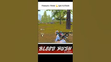 Pressure = Power 💪 Epic 1v2 Clutch | BGMI Shorts | Blood Rush #BGMIShorts #1v2Clutch #BloodRush