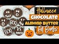 Low Carb Chocolate Almond Butter Fat Bombs (Halloween Edition) | Healthy Snack Ideas