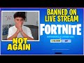 FaZe JARVIS FREAKS OUT After Getting BANNED On Live Stream (First Stream Fortnite)