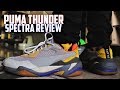BEST $100 DAD SHOE? Puma Thunder Spectra (GREY) REVIEW and ON-FEET | SneakerTalk365