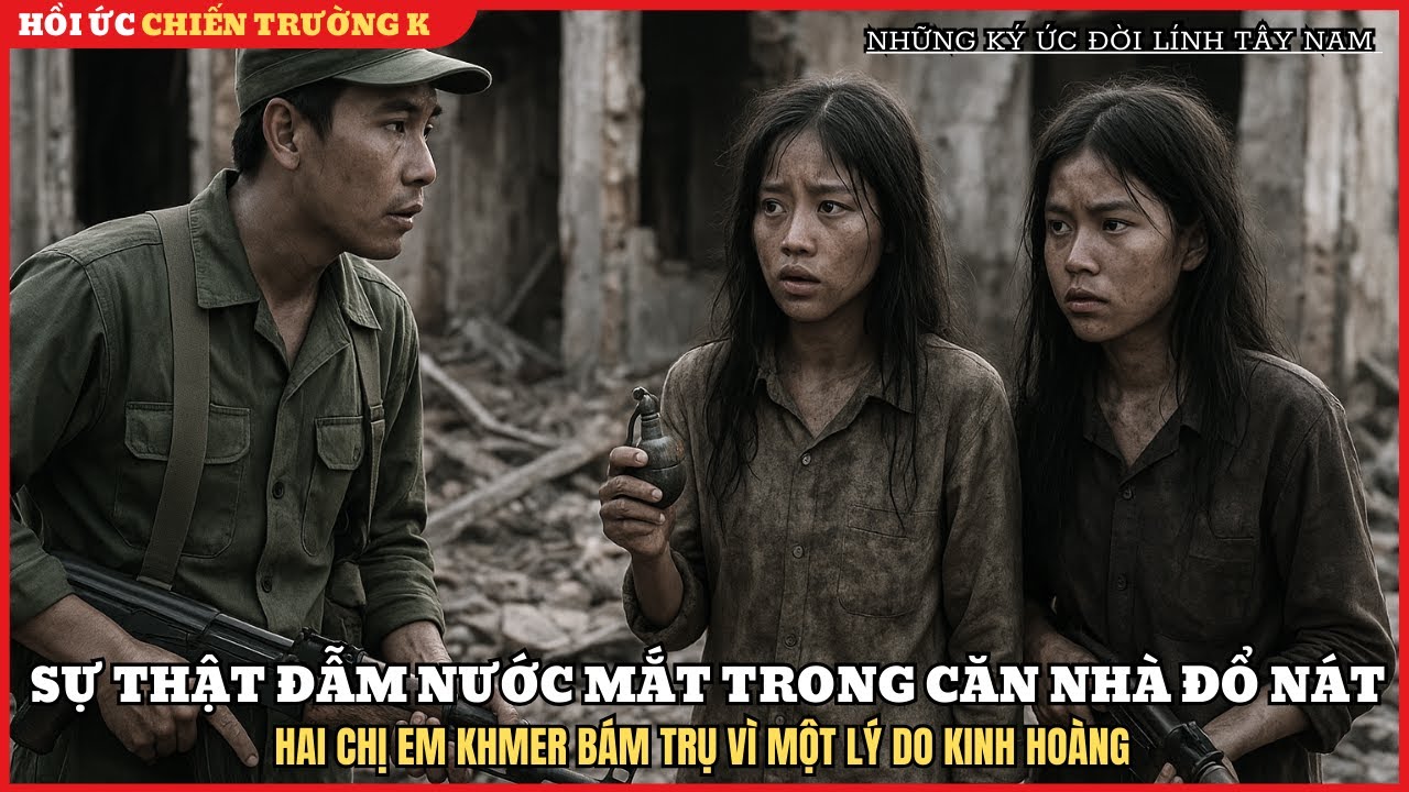 Sau Đống Đổ Nát Phát Hiện 2 Chị Em Khmer - Họ Đang Cố Gắng Bám Trụ Vì Một Lý Do | Chiến Trường K