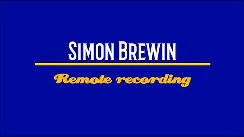 Simon Brewin remote recording and studio demo