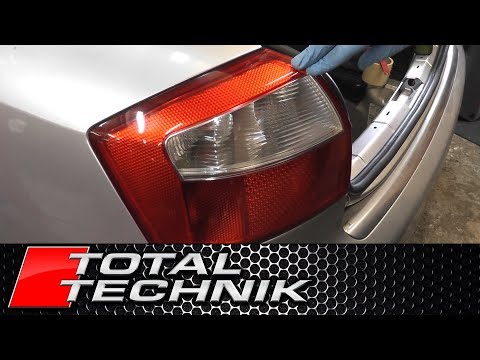 How to Remove Rear Light (Tail Light) - Audi A4 S4 - B6 2000-2005 - TOTAL TECHNIK