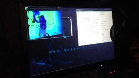 Pure data + kinect + poi test