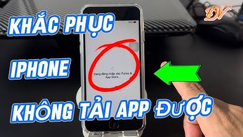 Cách khắc phục iPhone không tải được app