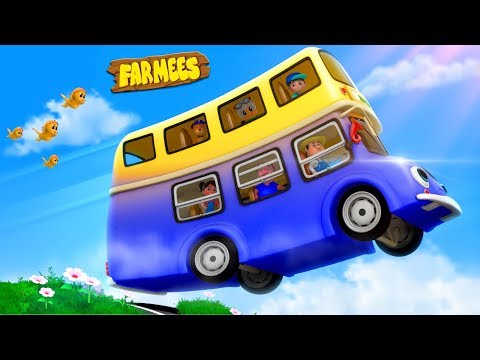 Wheels On The Bus | Kindergarten Nursery Rhymes by Farmees