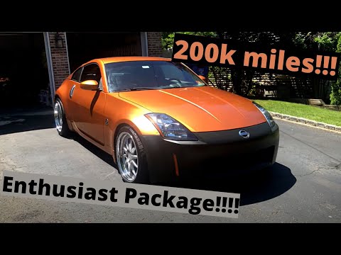 2003 Nissan 350z REVIEW - A CLEAN 350z Enthusiast Package with 200k MILES?!?!
