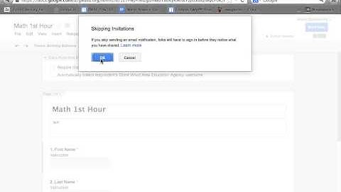 How to Collaborate (Share) a Google Form