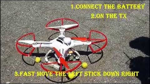 HOW TO CALIBRATE THE COMPASS ON CHEERSON CX-20 +TEST FLIGHT(BANGGOOD)