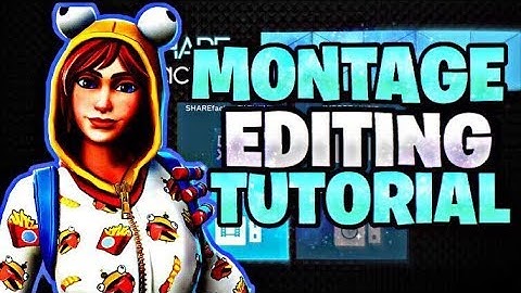 How I Edit My Fortnite Montages On SHAREfactory (PS4 Montage Tutorial )