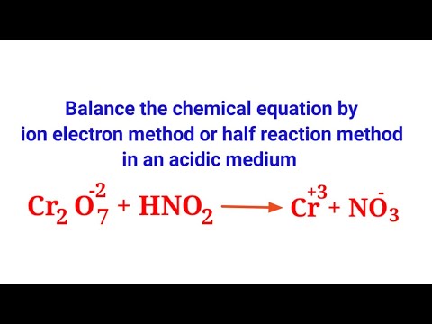 Cr2O7-2+HNO2=Cr3++NO3- balance the chemical equation @mydocumentary838.