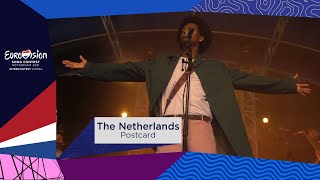 Postcard of Jeangu Macrooy from The Netherlands 🇳🇱 (Eurovision Song Contest 2021)