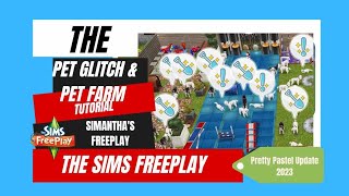 The SIMS FreePlay | Pet Glitch & Pet Farm Tutorial | Pretty Pastel Update 2023 | SIMantha's FreePlay screenshot 5