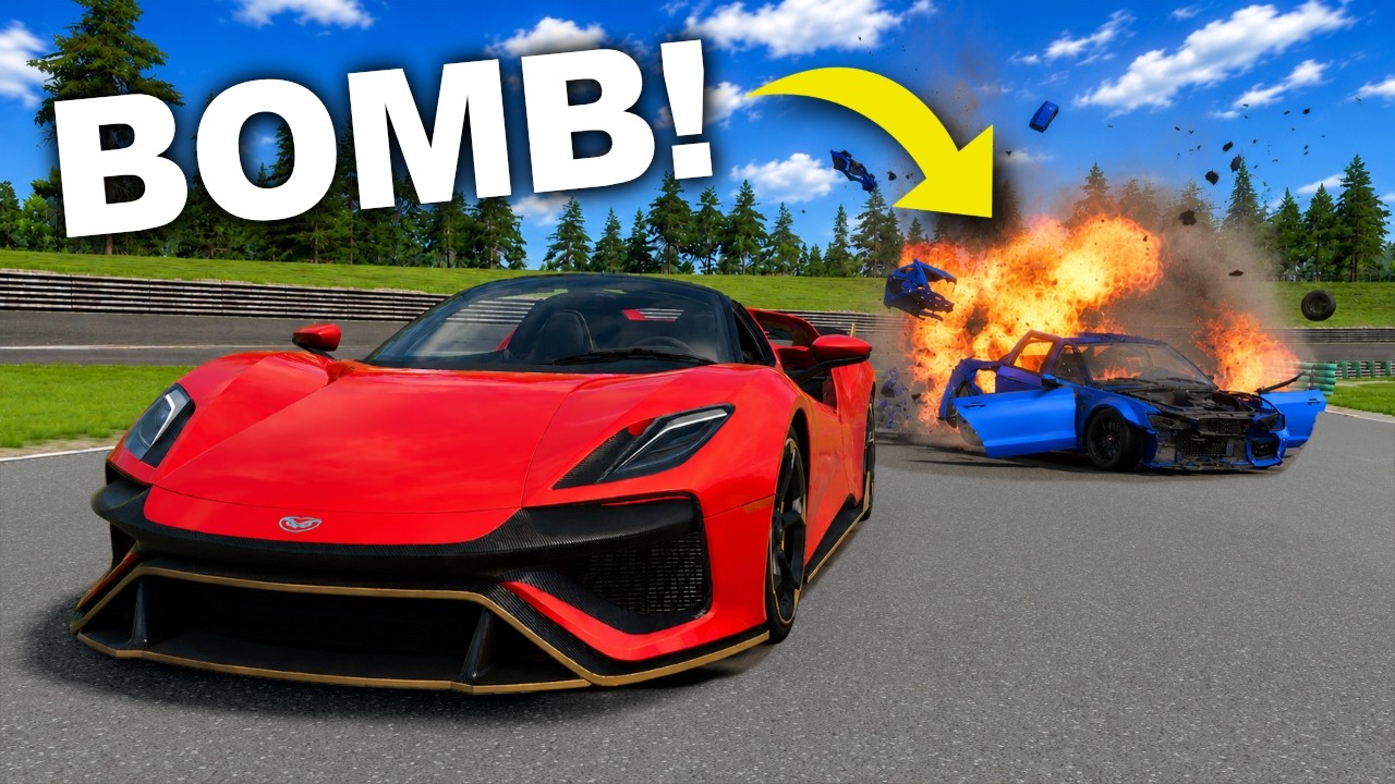 Drive fast or you EXPLODE! - BeamNG