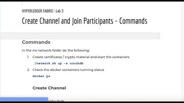 Hyperledger Fabric : Session 18 | Genesis Block, Channel Creation & Joining Participants – Commands