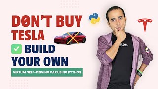 Don't Buy Tesla, Build Your Own || Virtual Self-Driving Car || Line Follower Robot || Python Project