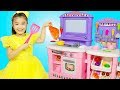 Hana Pretend Play Cooking Fish & Chips Food Restaurant with Kitchen Toys