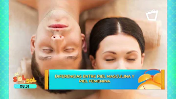 ¿En qué se diferencia la piel masculina de la femenina?