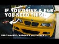 E46 M3 - USB Charger Retrofit (Mod you need but havent done yet)