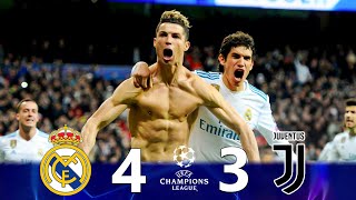 Real Madrid 4  3 Juventus (RONALDO MASTERCLASS!) | UCL 8 |   &