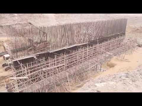 تكسير رؤوس الخوازيق هندسة مدنى خرسانة مسلحة خوازيق إنشاءات