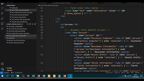 2024 Pemrograman Web PHP #12 Program CRUDS #2 update dan delete