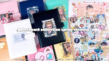 kpop photocard collection spring cleaning ✮ reorganizing, downsizing, new binders & collections !