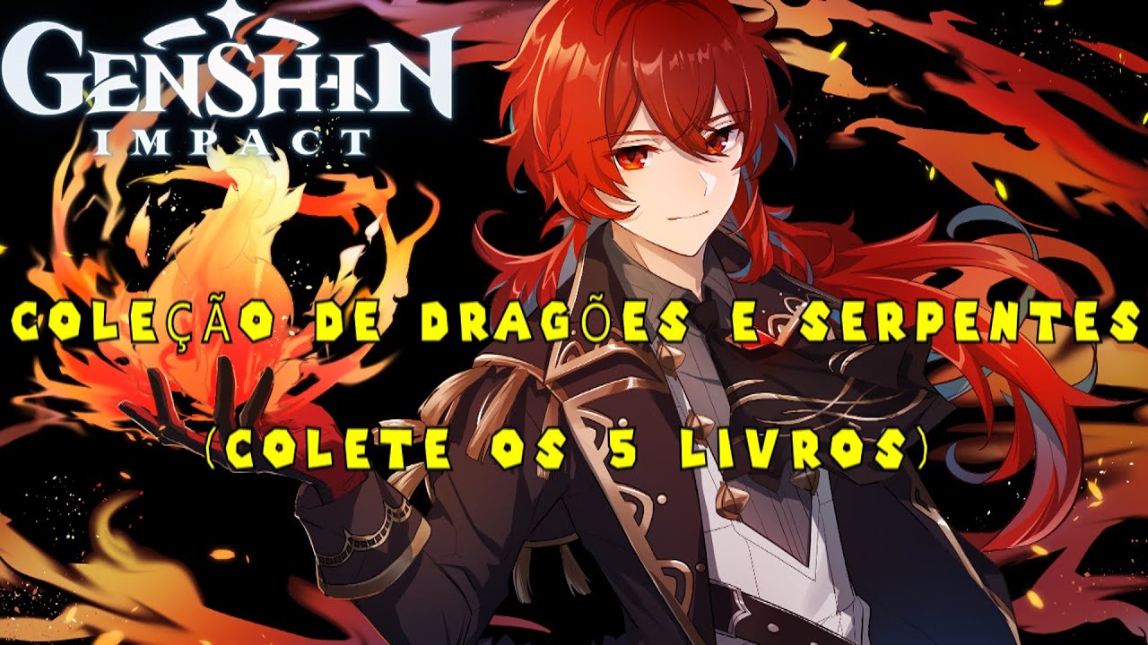 GENSHIN IMPACT: COLEÇÃO DE DRAGÕES E SERPENTES ( COLETE OS 5 LIVROS)