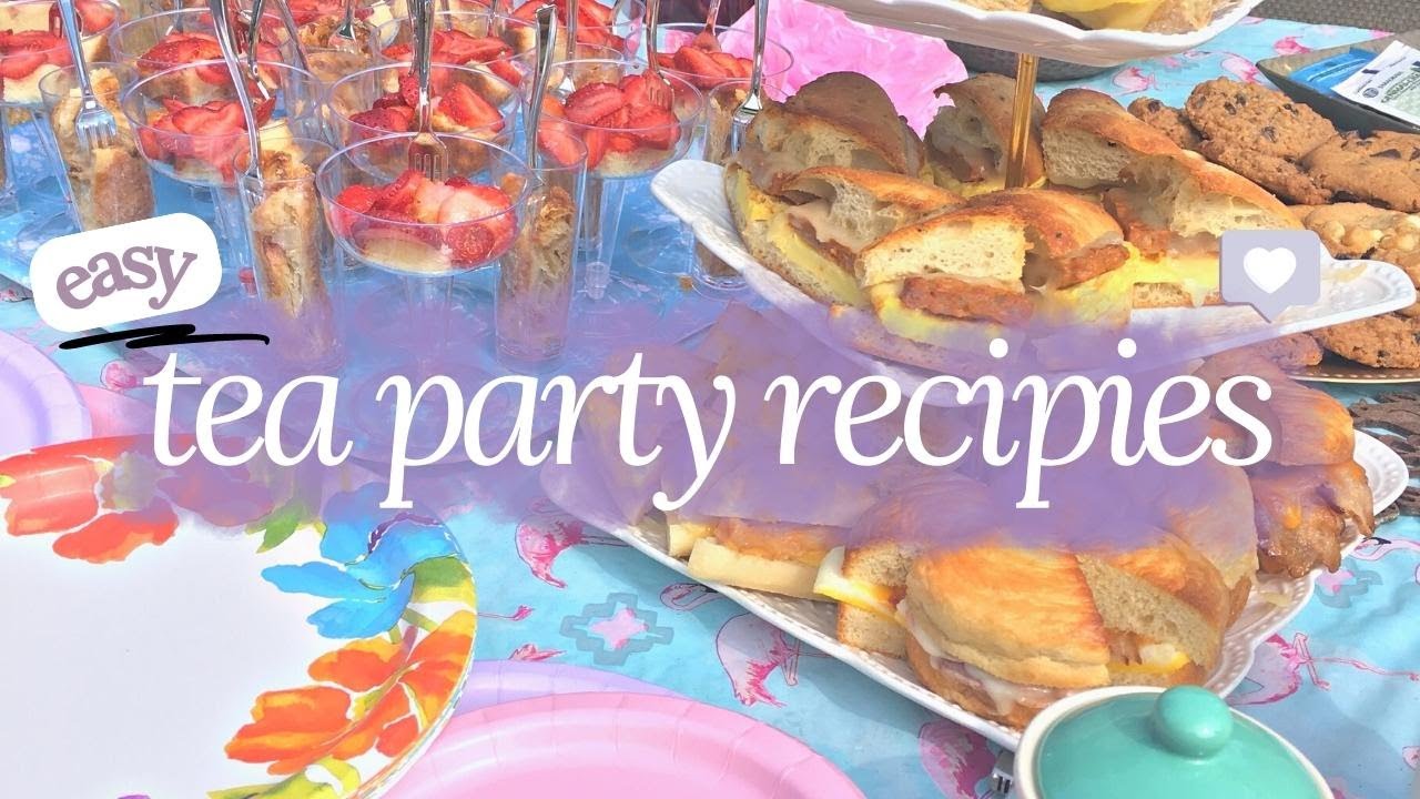 EASY TEA PARTY RECIPE IDEAS 30 Minutes Or Less YouTube easy-tea-party-recipe-ideas-30-minutes-or-less-youtube