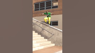 A HUGE Kickflip Bs 50-50 Grind at the Schoolyard DLC in Session (Skate Sim) 🥳 #shorts