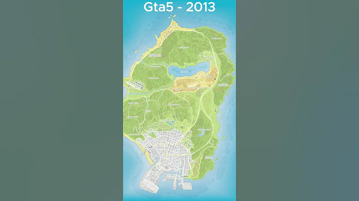 GTA 5 2013 VS GTA 5 2025  | The map's evolution over 12 years #gta #gta5 #gtaonline #gtav
