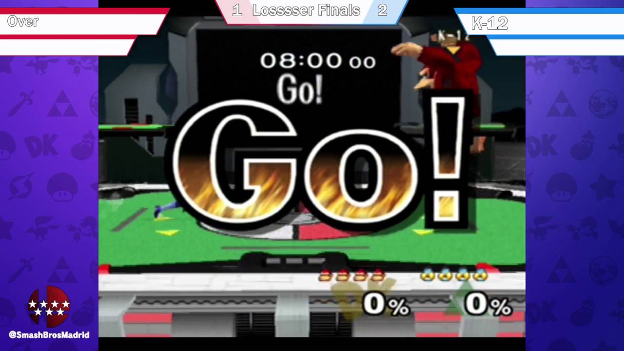Melee Gamma V- Overtriforce (Sheik) vs K-12 (D.K.) - Loser Finals