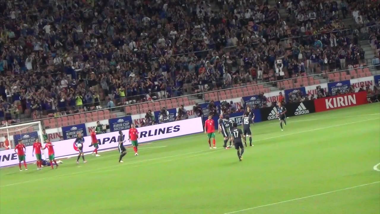 吉田麻也2点目ゴール Yoshida 2nd Goal 5 0 日本代表 Vs ブルガリア代表 16 6 3 キリンカップ Japan Vs Bulgaria At Toyota Stadium Youtube
