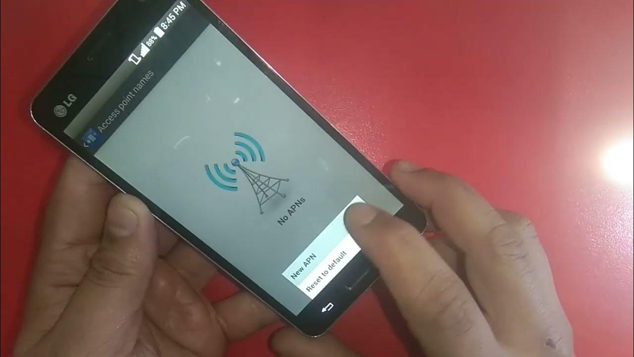 How to Set Apn Settings on LG Phones lg mobile setting lg