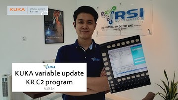 KUKA Programming - To update variable value KR C2 KCP HMI