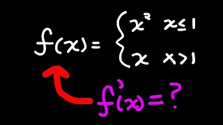 How to Differentiate Piecewise Functions