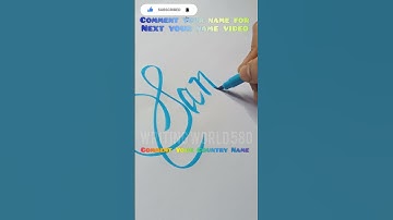 Super Name Sania handwriting in Cursive Handwriting #handwriting #viral #brush