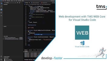Web development with TMS WEB Core for Visual Studio Code