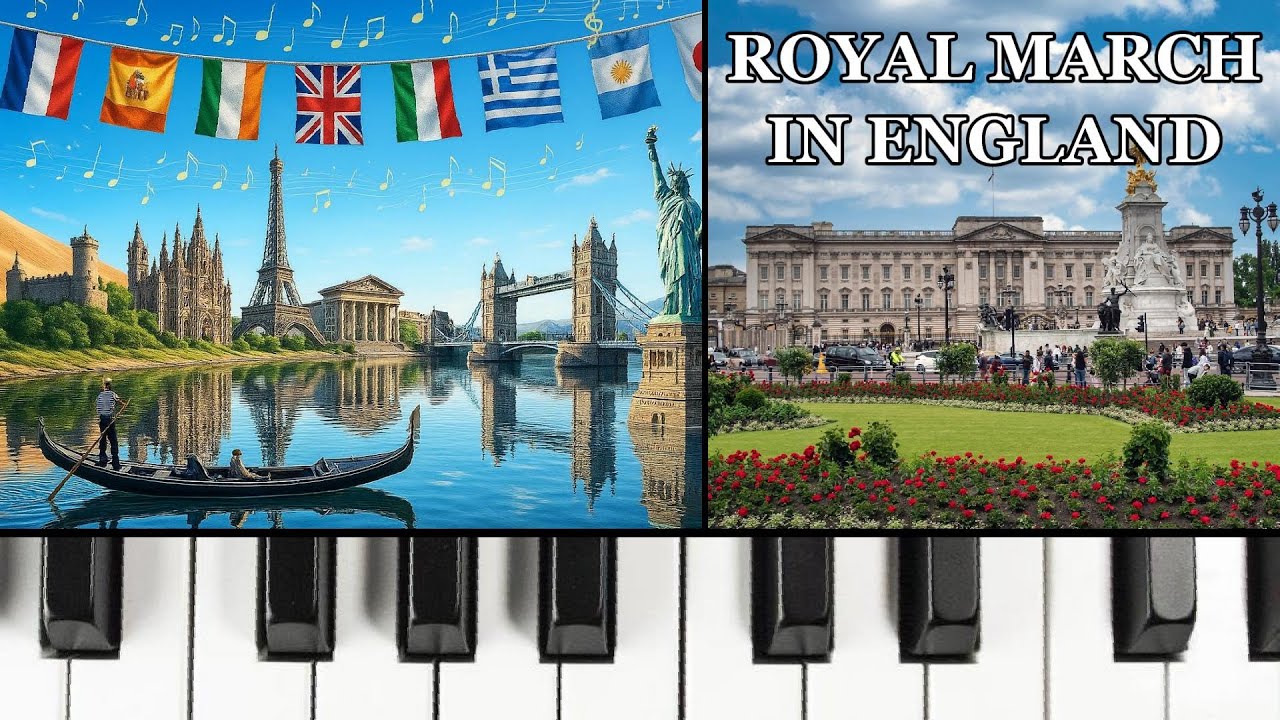 Royal March in England - Music around the World | Piano Composition by Tobias Beiler