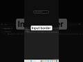 Stylish Input Hover Effect | CSS Animation | Code Skillzz