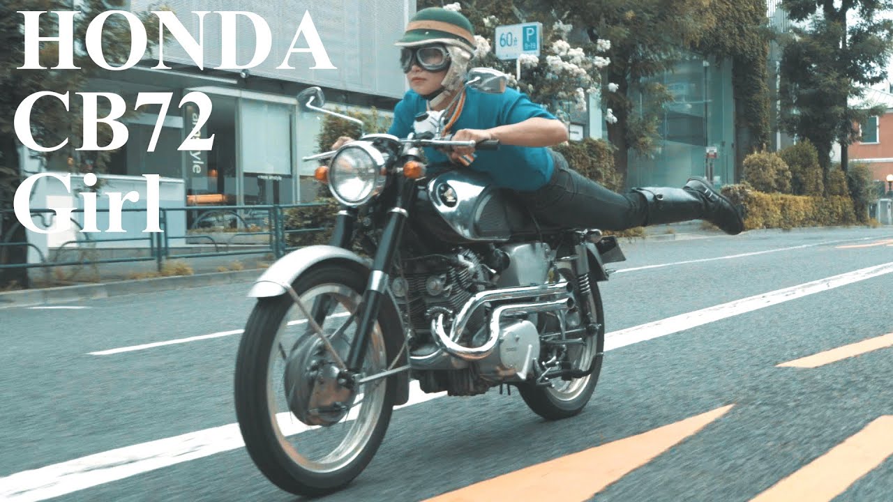 CB72に乗る可愛らしい女性にインタビュー @ホットロッドカスタムショー2021